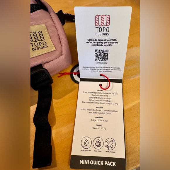 Topo Designs Pink Travel Bag - Picture 9 of 9